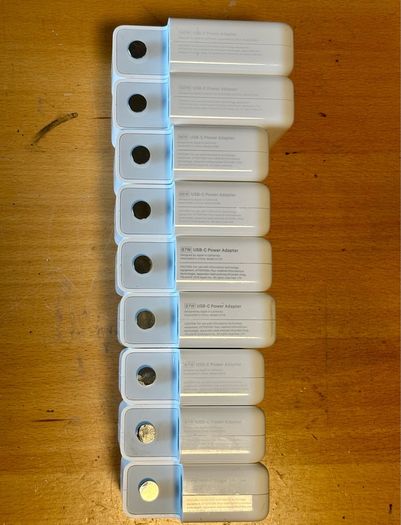 Apple charger/power adapter various 140 - 67 watt