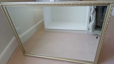 Large Beveled Wall Mirror