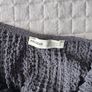 Pull & Bear Open Back Textured Long Sleeve Top Black Size S BNWOT Image 3