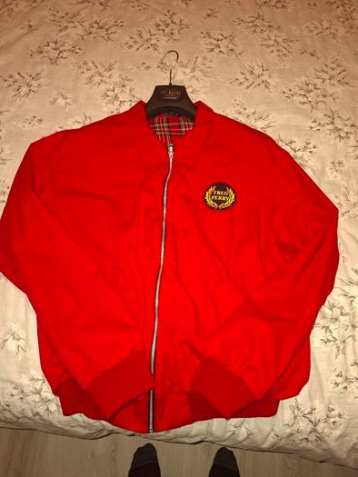 Harrington Ska  Jacket Mens Red XL