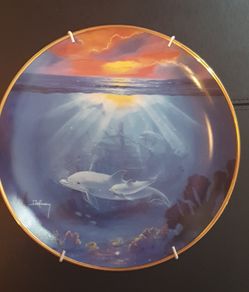 Franklin Mint Limited Edition Fine Porcelain Decorative Plate