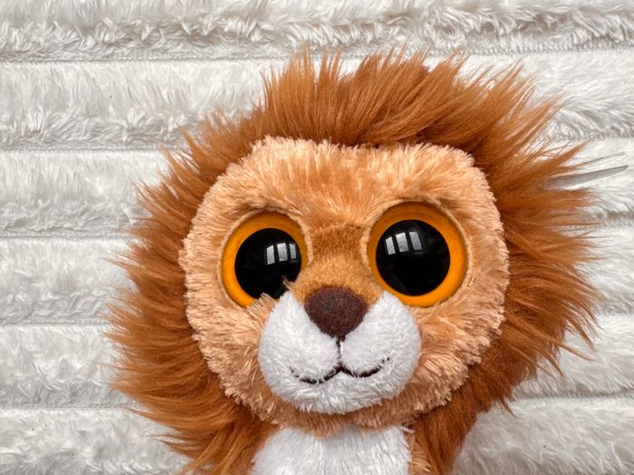 Hero Lion Ty Beanie Boo approx. 15 cm. Used Please see photos