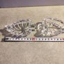 Set Of 2 Crystal Leave As Trinklt Dish. Image 2
