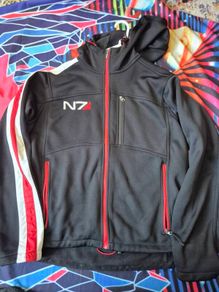 Mass Effect Bioware Hoodie Mens Size XL Black