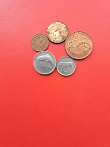 5 Irish Decimal Coins
