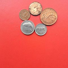 5 Irish Decimal Coins
