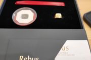 18k gold REBUS ring NEW signet ring
