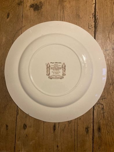 Alfred Meakin Fair Winds Spirit Of Salem plate