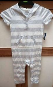 Old navy Jumpsuit grey and cream. New with tags.