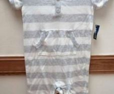 Old navy Jumpsuit grey and cream. New with tags.