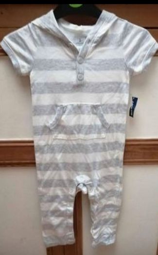 Old navy Jumpsuit grey and cream. New with tags.