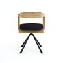 Vanguard Oak Swivel Dining Armchair  Modern Wood Meets Function Image 6