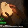 Cute Duck Night Light, Gifts for Women Teen Girls Baby,Night Lights for Kids Bedroom, Cute Christmas Seagull Chick Silicone Nightlights Image 3