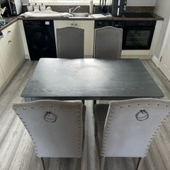 Table and 4 chairs
