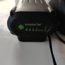 gardenline grass trimmer battery and charger. Image 3