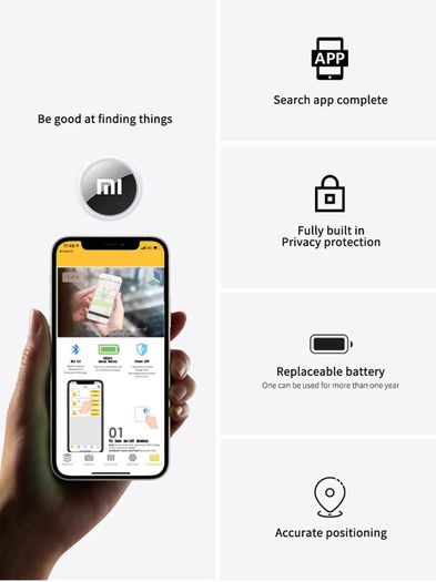 Xiaomi Portable Loss Prevention Bluetooth 4.0 Tracker Kids Pet Wallet Key GPS Locator Tracker Mini Smart Finder