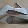 Marco Tozzi silver shoes with matching bag from Primark Image 4