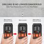 Metal Detector Backlit Black AC Wood Stud Finder Cable Wires Depth Tracker Underground Sturs Wall Scanner LCD HD Display Image 5