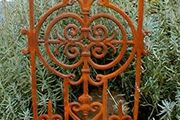 Antique Styled Cast Iron Gate, Stairs Balcony Antique Styled Balcony Railing