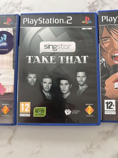 playstation 2 sing star (x3)