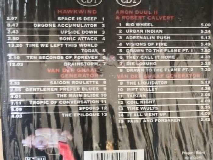 Anthology of Cosmic Music (Hawkwind, Amon Duul II, Van Der Graaf Generator) 2 x CD