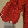 Red crochet "Paper Dolls" Dress Image 7