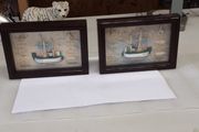 Irish fishing boat dioramas