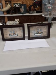 Irish fishing boat dioramas