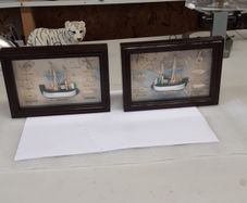Irish fishing boat dioramas