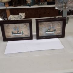 Irish fishing boat dioramas