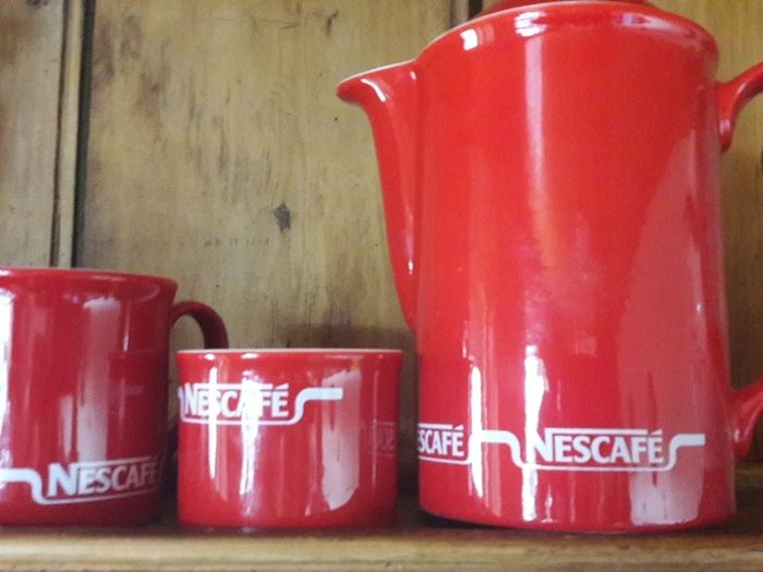 nescafe coffee pot retro vintage