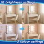 Wooden Dressing Table with LED Mirror & Lights - White Bedroom Vanity Makeup Desk Set with Storage Drawers, Plug Sockets & Organiser, 80 x 40 x 145cm Image 6