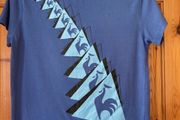 Le Coq Sportif tee shirt. Age 10-11. Royal blue