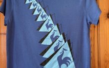 Le Coq Sportif tee shirt. Age 10-11. Royal blue