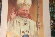 pope John Paul limited edition print with certificate free postage