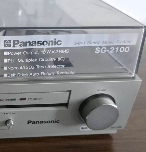 Vintage Panasonic SG-2110 Stereo Music Centre - Turntable, Cassette, Radio