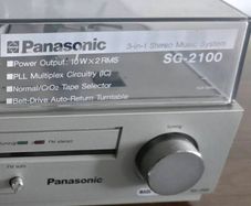 Vintage Panasonic SG-2110 Stereo Music Centre - Turntable, Cassette, Radio