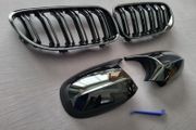 BMW 3 Series E92 E93 Lci Kidney Grilles &amp; Mirror Covers Set Brand New