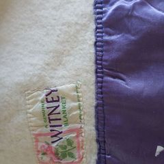 vintage wool blend blanket