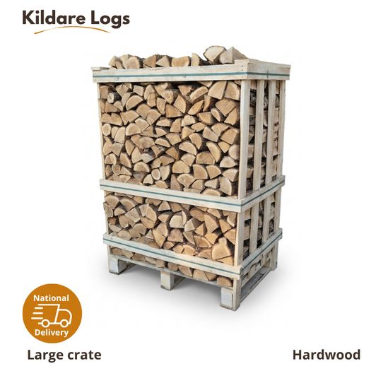 Kiln Dried Oak Logs - 650kg Crate | Delivery Kildare, Dublin & parts of Carlow