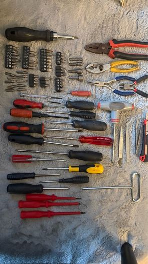 tool box + tools