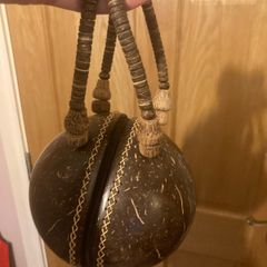 Coconut handbag postage available