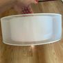 Bergamo 3 light white flush Ceiling light Image 3
