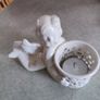 Small angel figurines candle holder Image 8