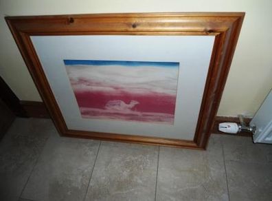 Pine frame african print