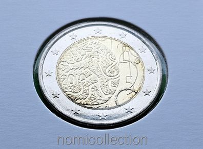 Finland 2010 year Uncirculated 2 Euro coin.