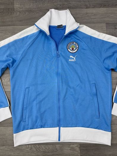 Puma Manchester City Anthem Heritage Jacket Mens Large