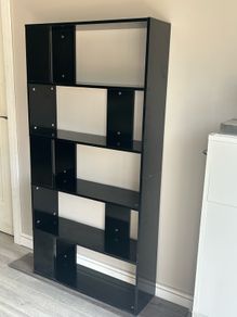 Black shelf unit sitting room/kitchen unit