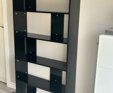 Black shelf unit sitting room/kitchen unit