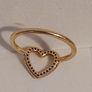Pandora Captured Heart Gold (585) Ring Image 4